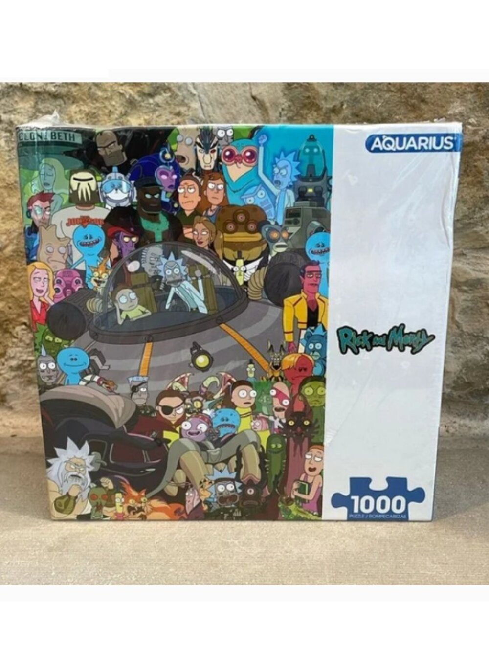 NEW SEALED Rick and Morty with friends 1000 Piece Puzzle Aquarius